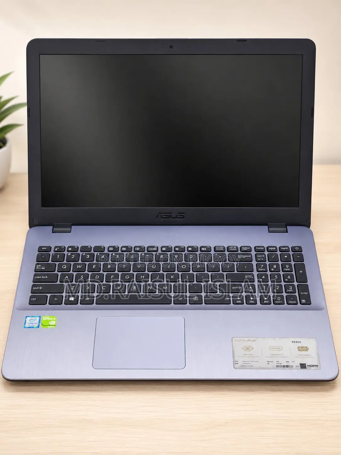 Laptop Asus VivoBook X540SA 4GB Intel Core I3 HDD+SSD 1T