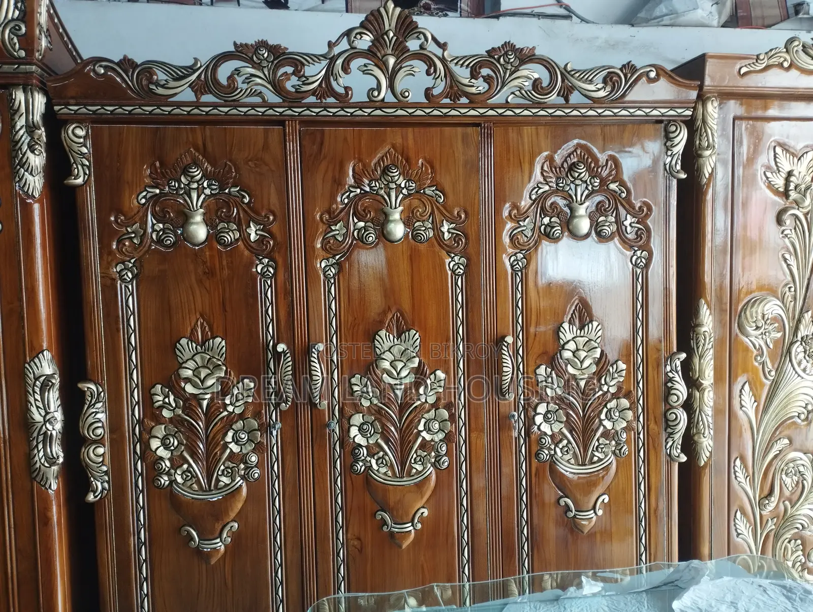 Royal design 4-door wardrobe for only 90 thousand taka