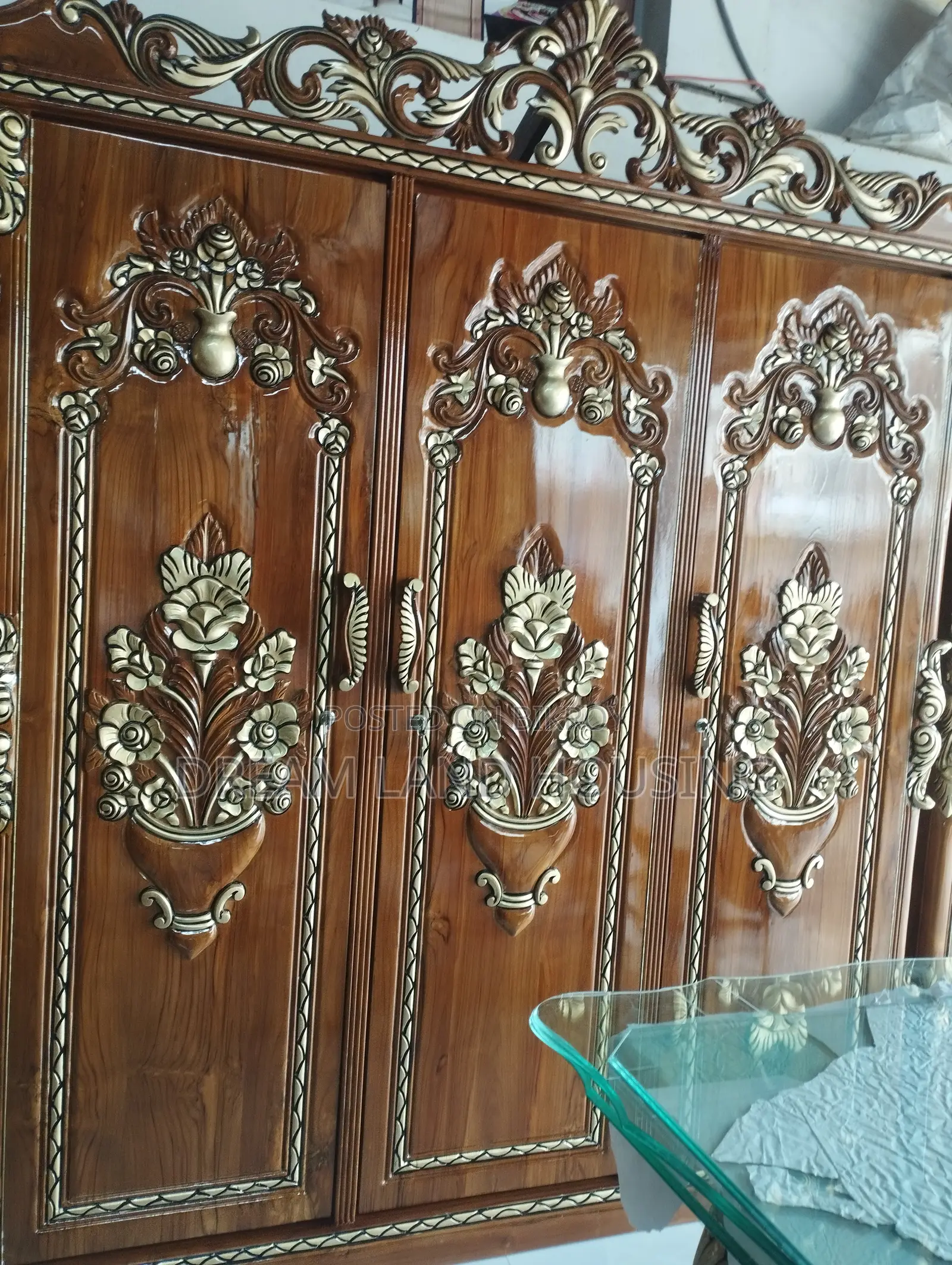 Royal design 4-door wardrobe for only 90 thousand taka