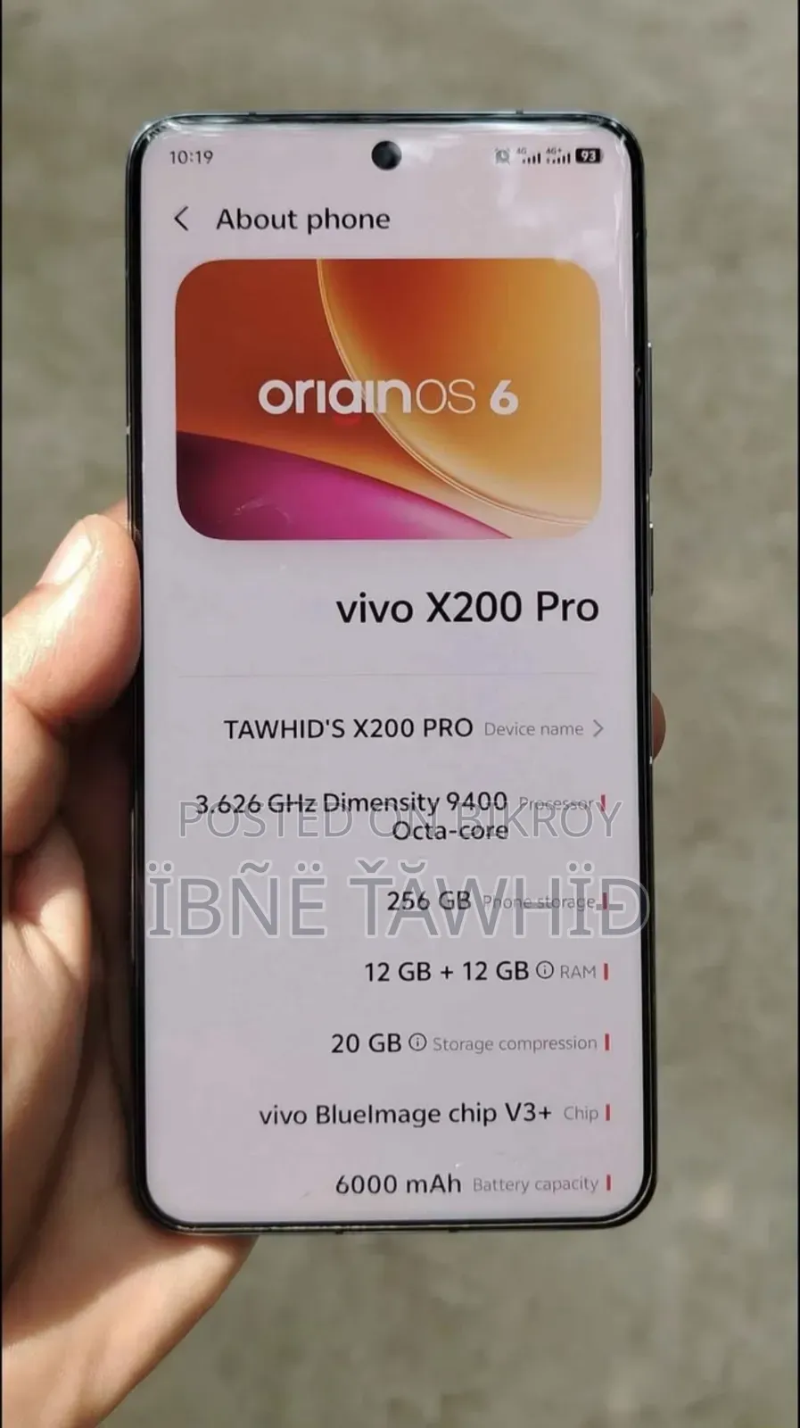 Vivo X200 Pro 256 GB Blue