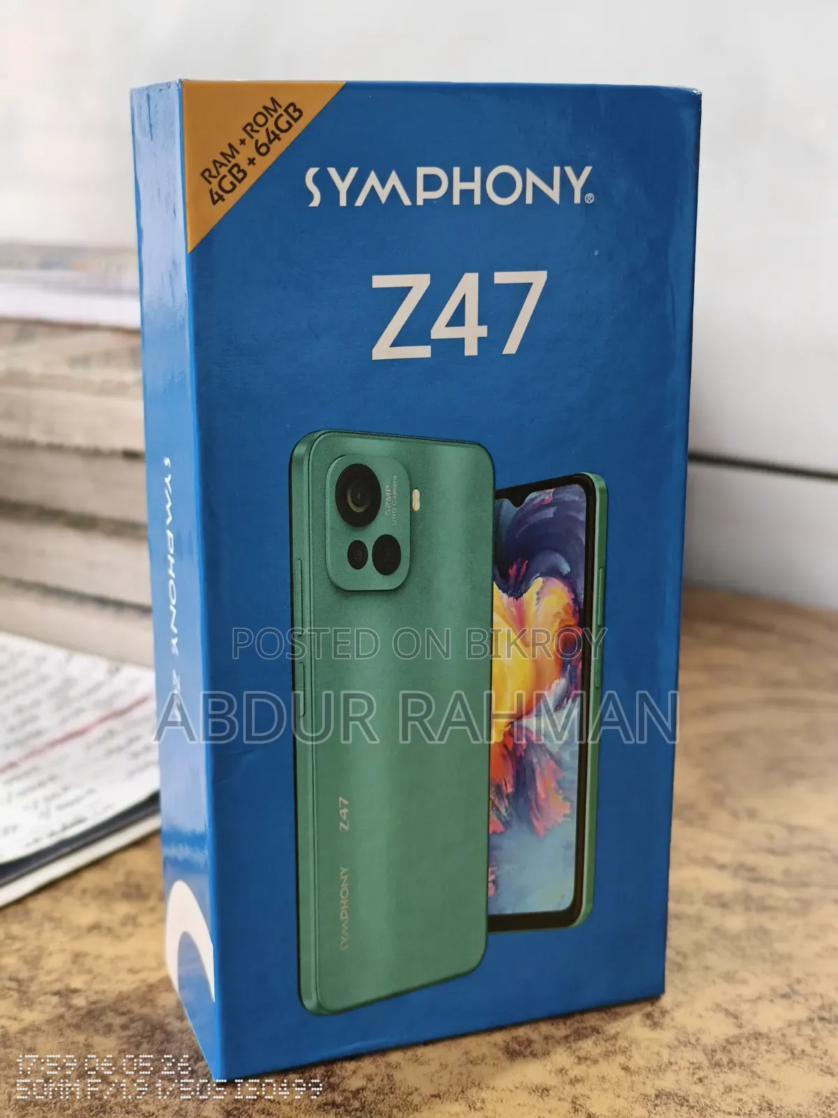 Symphony Z47 64 GB Blue