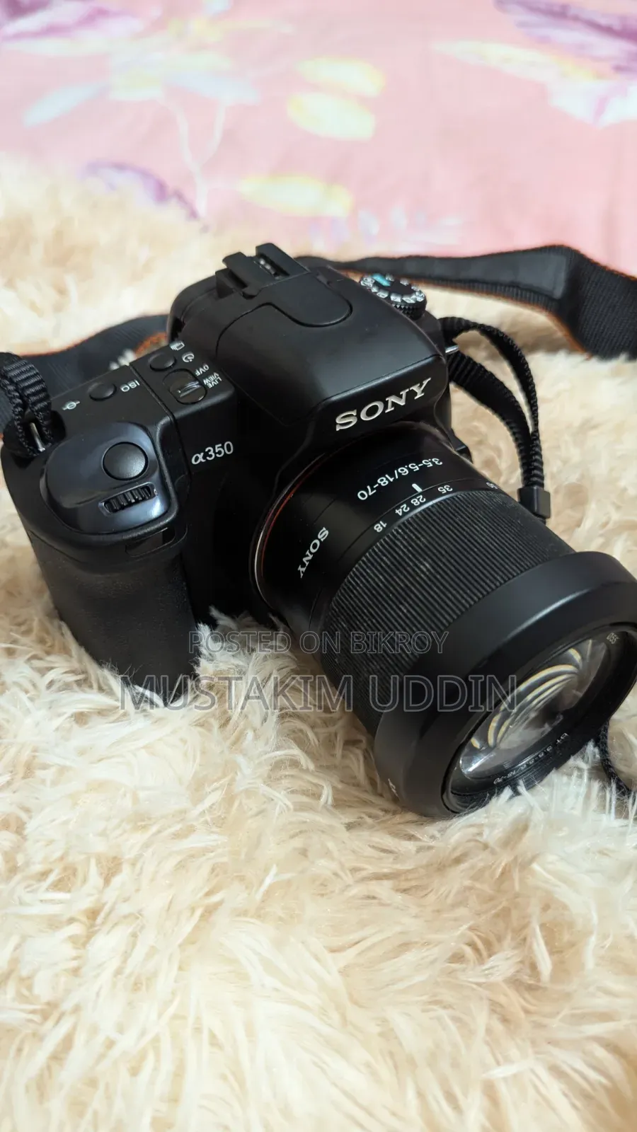 Sony Alpha DSLR A350 Camera with 75-300 Lens and Charger