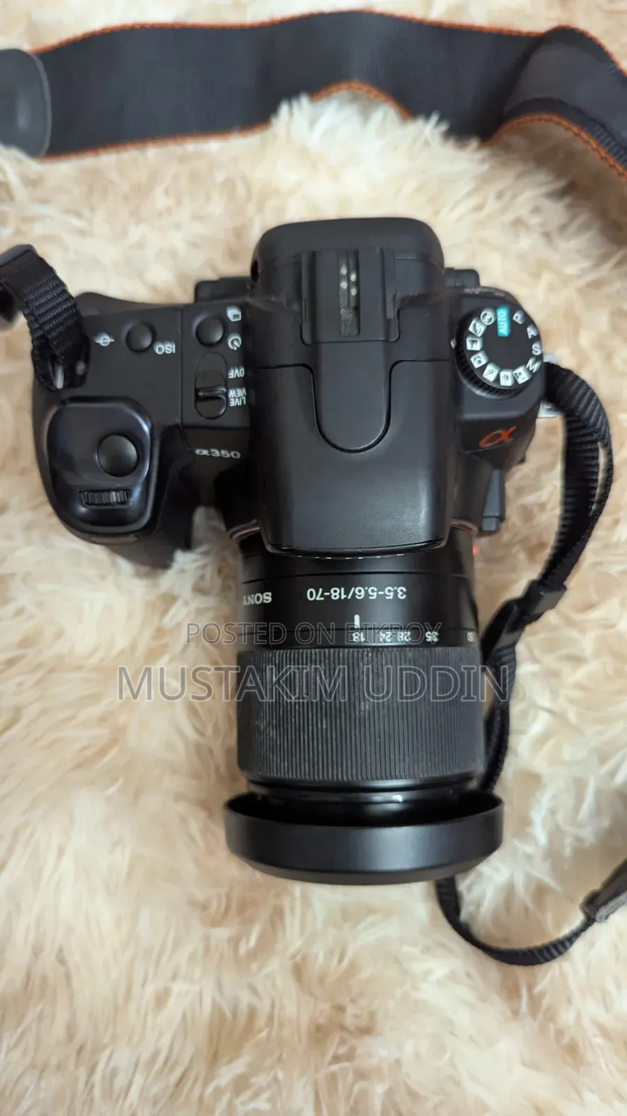 Sony Alpha DSLR A350 Camera with 75-300 Lens and Charger