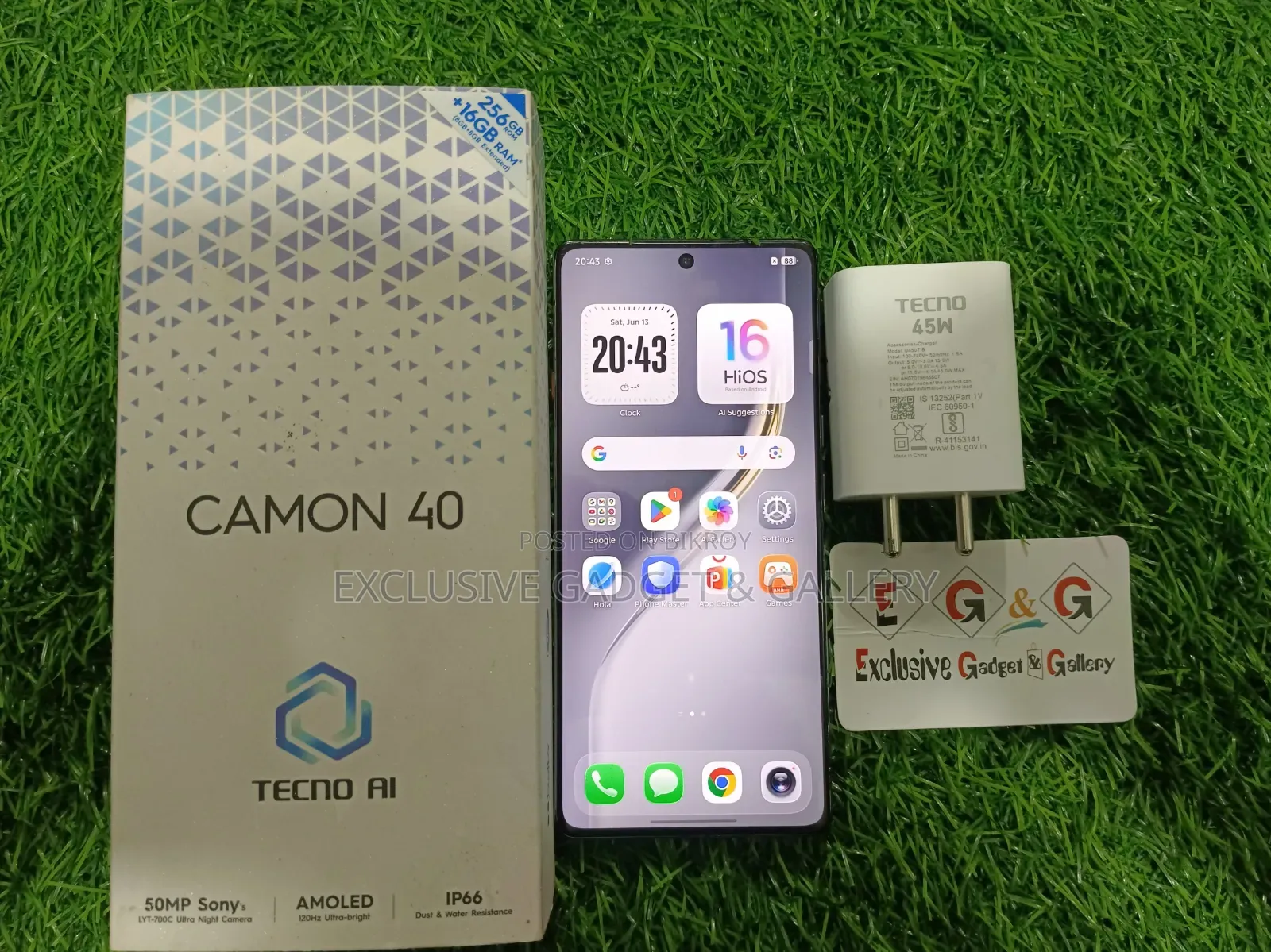 Tecno Camon 40 256 GB Black
