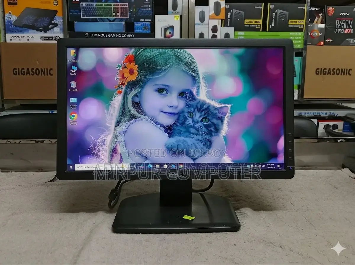 Dell 19" HD Wide Screen LED Monitor Full Fresh