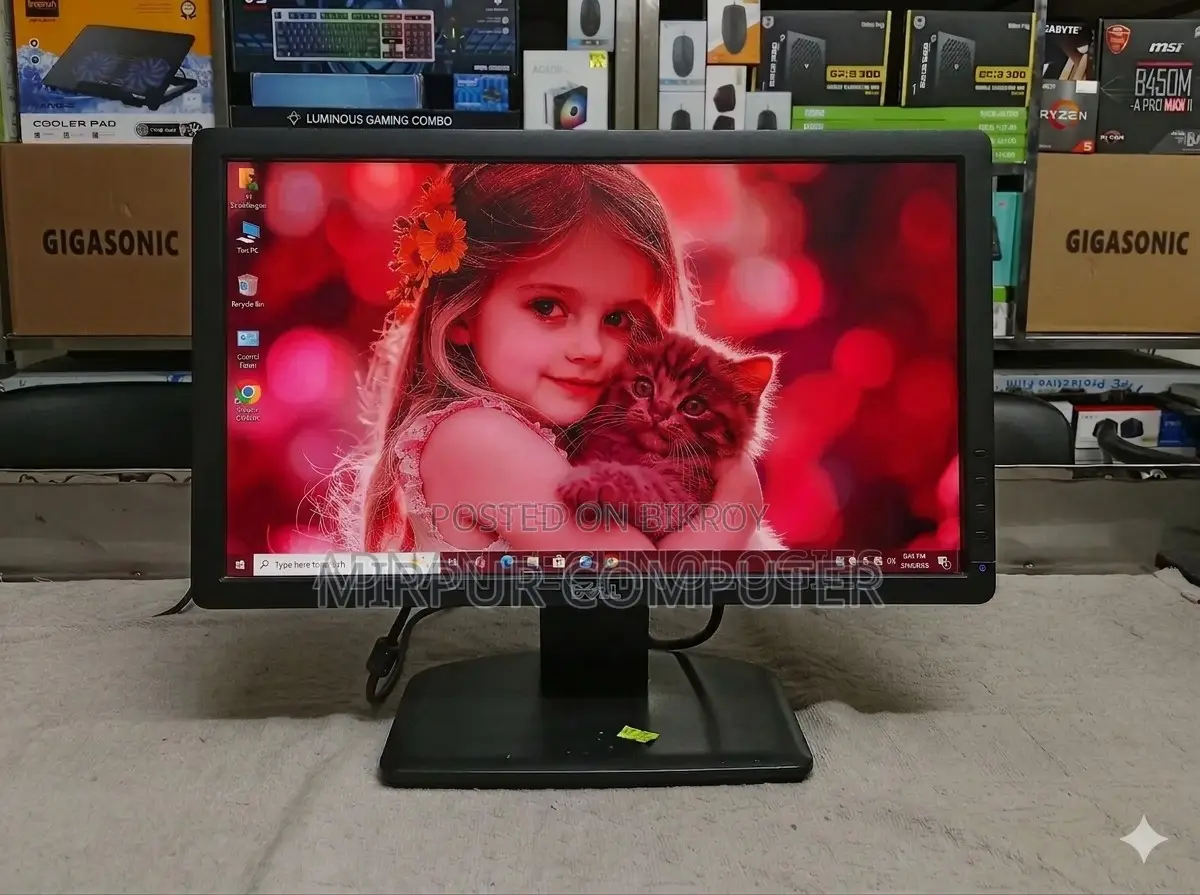 Dell 19" HD Wide Screen LED Monitor Full Fresh