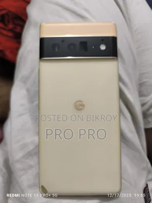 গুগল পিক্সেল ৬ প্রো ১২৮ জিবি গোল্ড