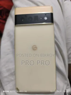 গুগল পিক্সেল ৬ প্রো ১২৮ জিবি গোল্ড