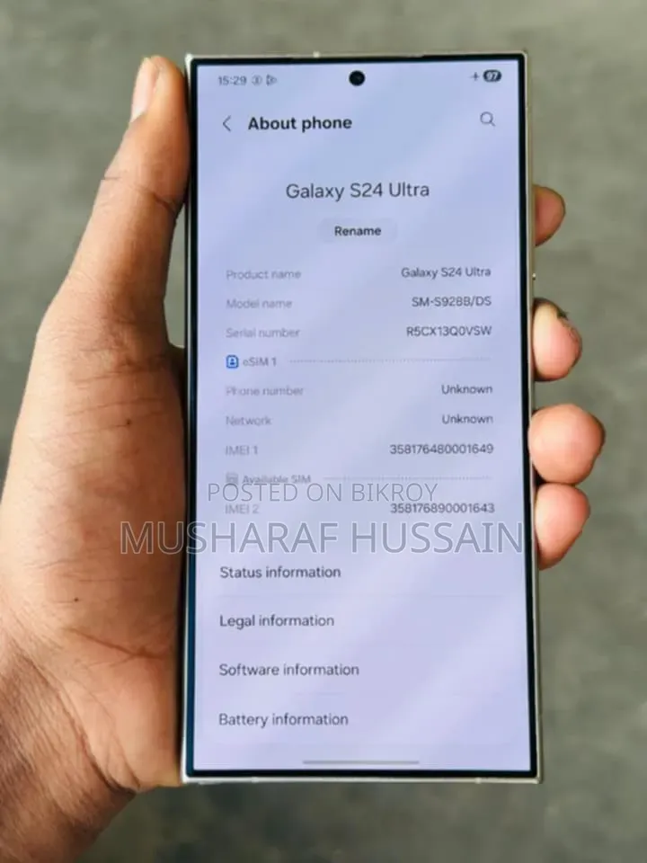 Samsung Galaxy S24 Ultra 256 GB Gray