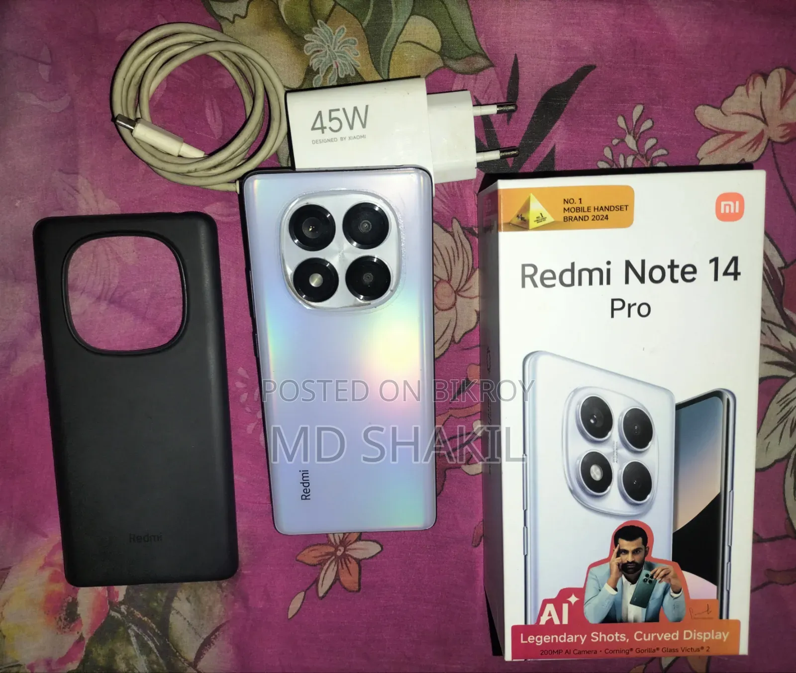 Xiaomi Redmi Note 14 Pro 256 GB Silver