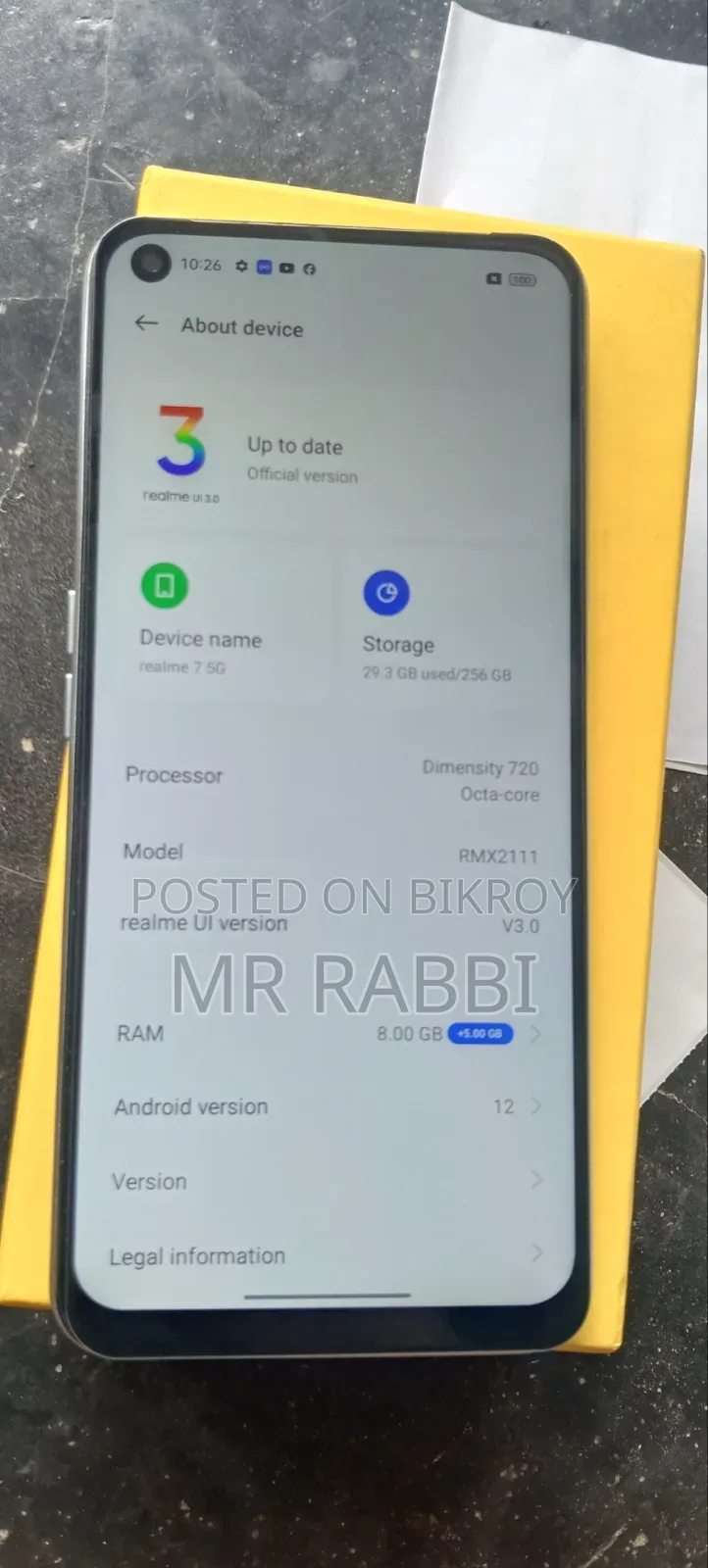 New Realme 7 5G 128 GB White