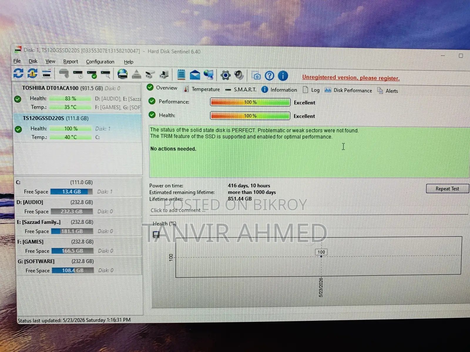 Transcend Ssd220s 120 Gb 2.5 Sata 6gb/S Internal SSD