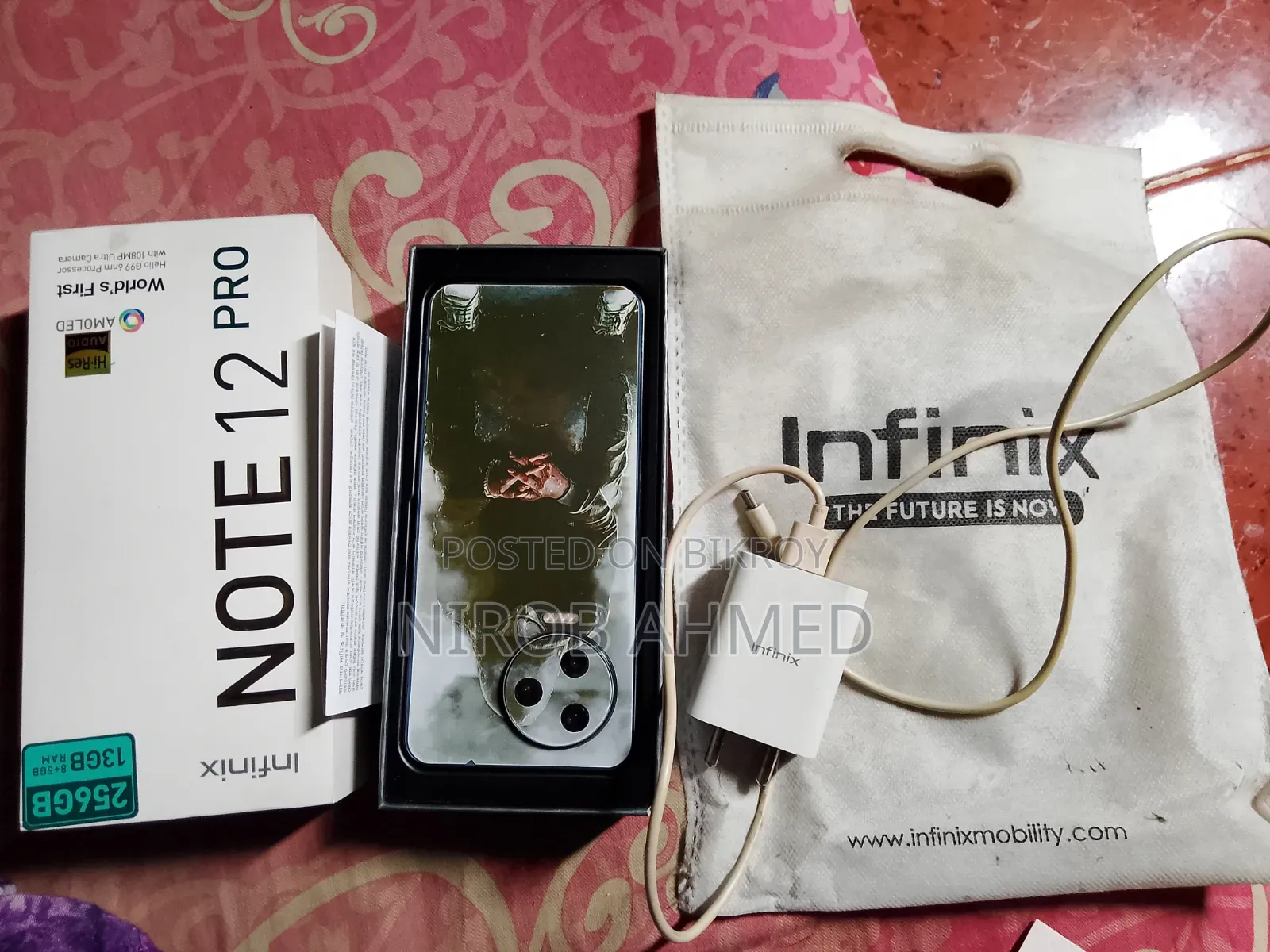 Infinix Note 12 Pro 256 GB Silver
