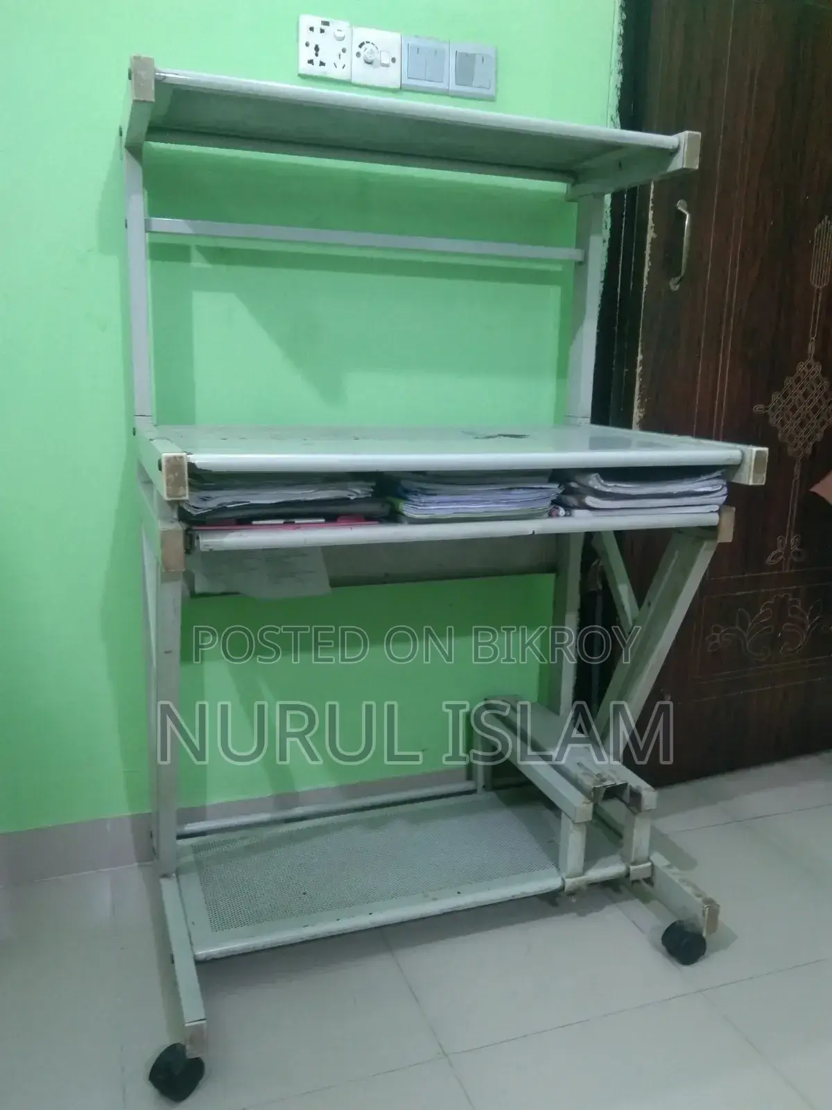 Steel Computer Table