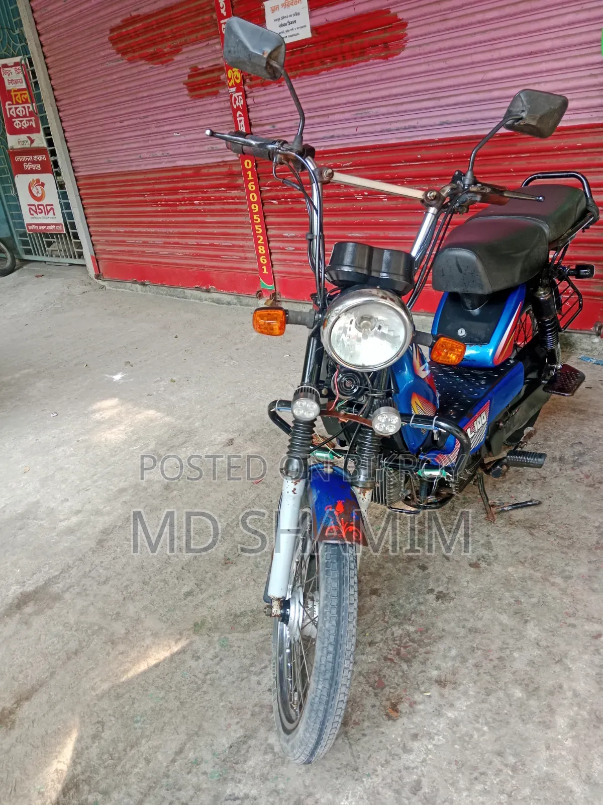 TVS XL 100 2018 Blue