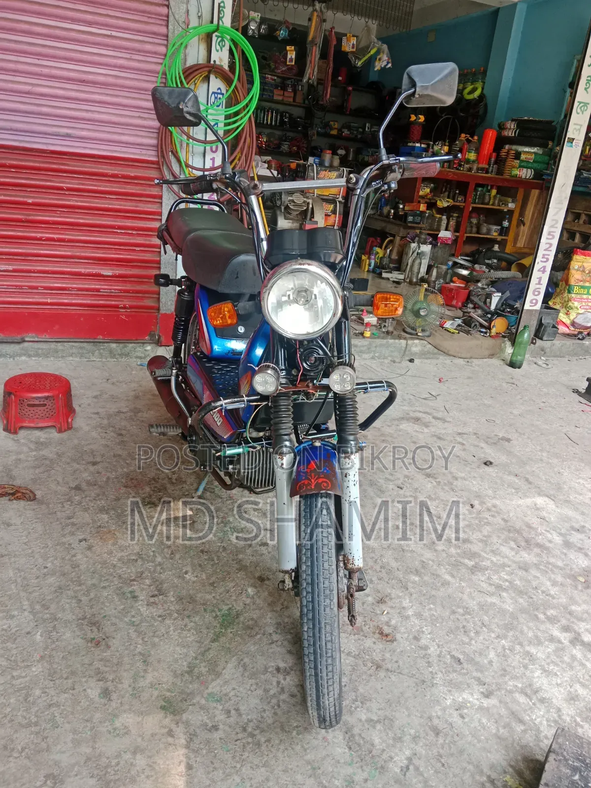 TVS XL 100 2018 Blue