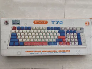 T-wolf T70 Rgb Tri-mode Mechanical Gaming Keyboard