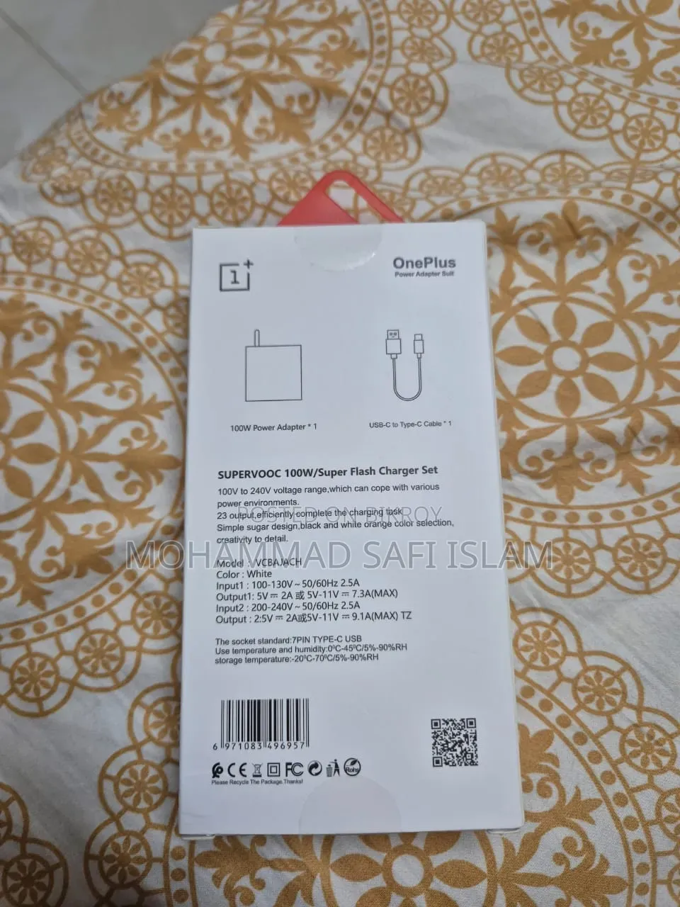 One Plus 100watt Original Charge