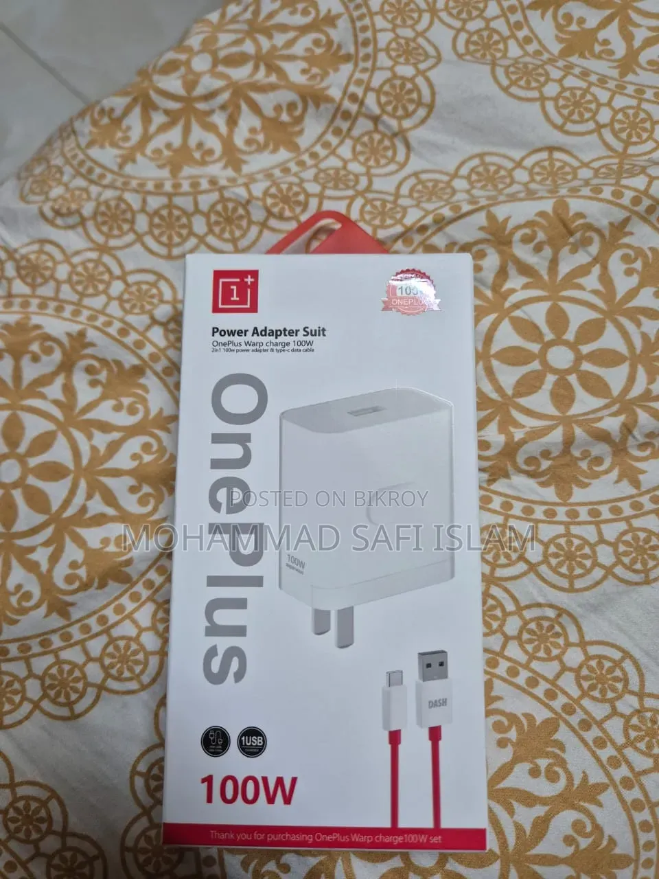 One Plus 100watt Original Charge