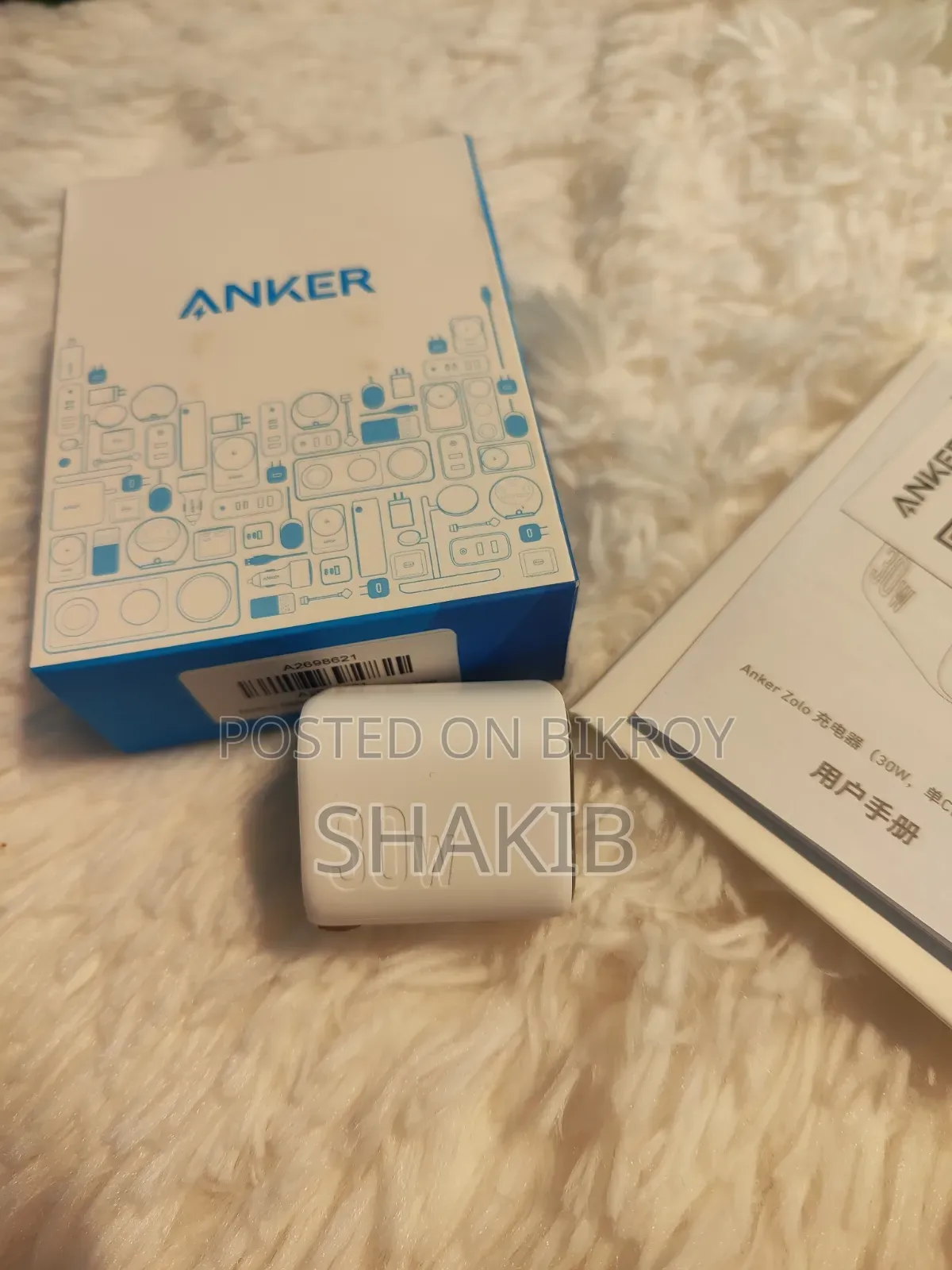 Anker Zolo 30w Original Adapter