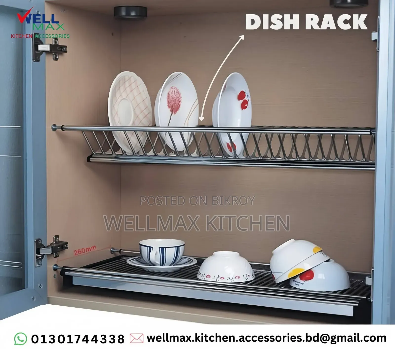 Dish Rack Stainless Steel