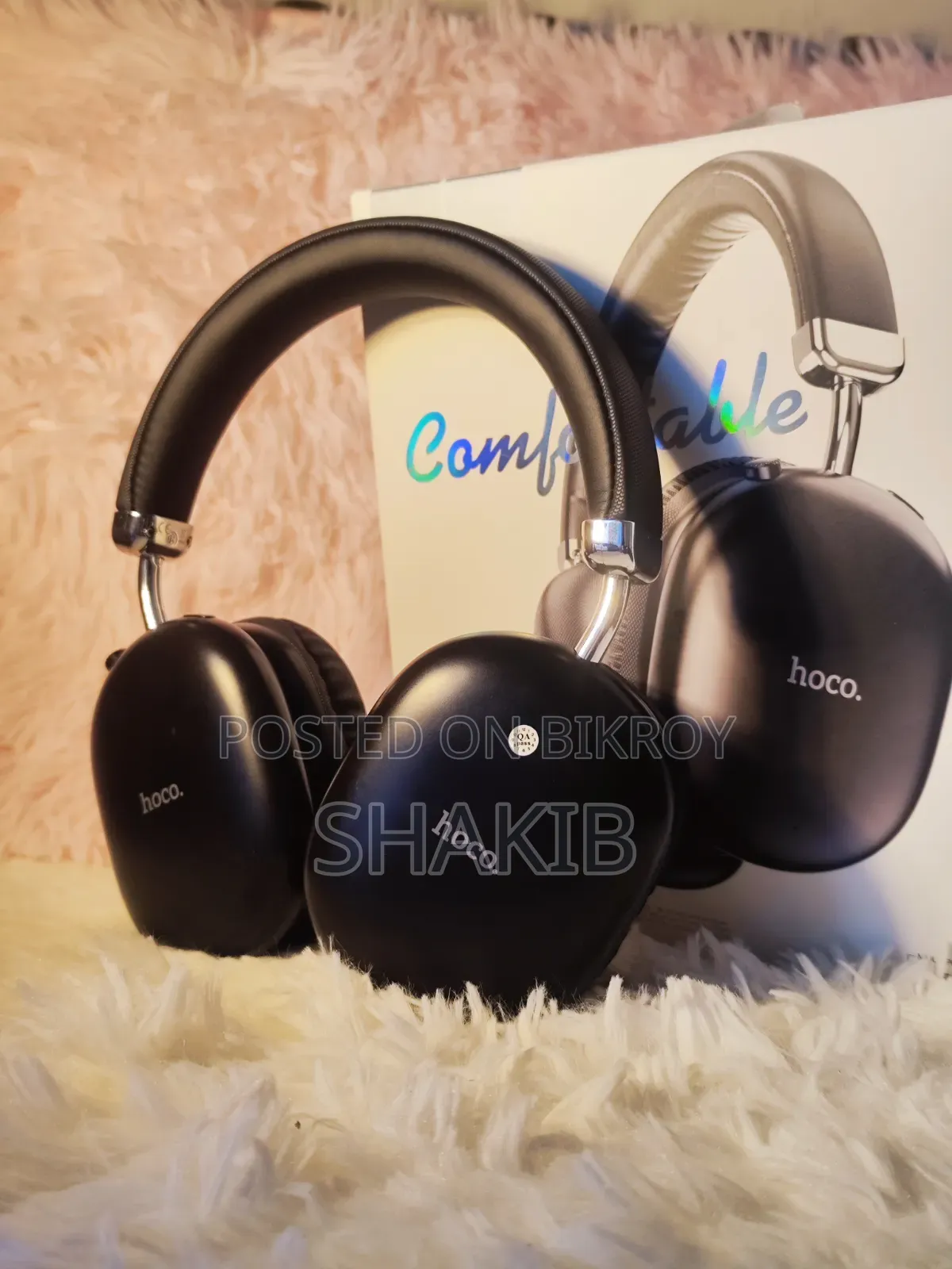 Hoco W35 Max Premium Wireless Headphone - 90 Hours Battery Life!