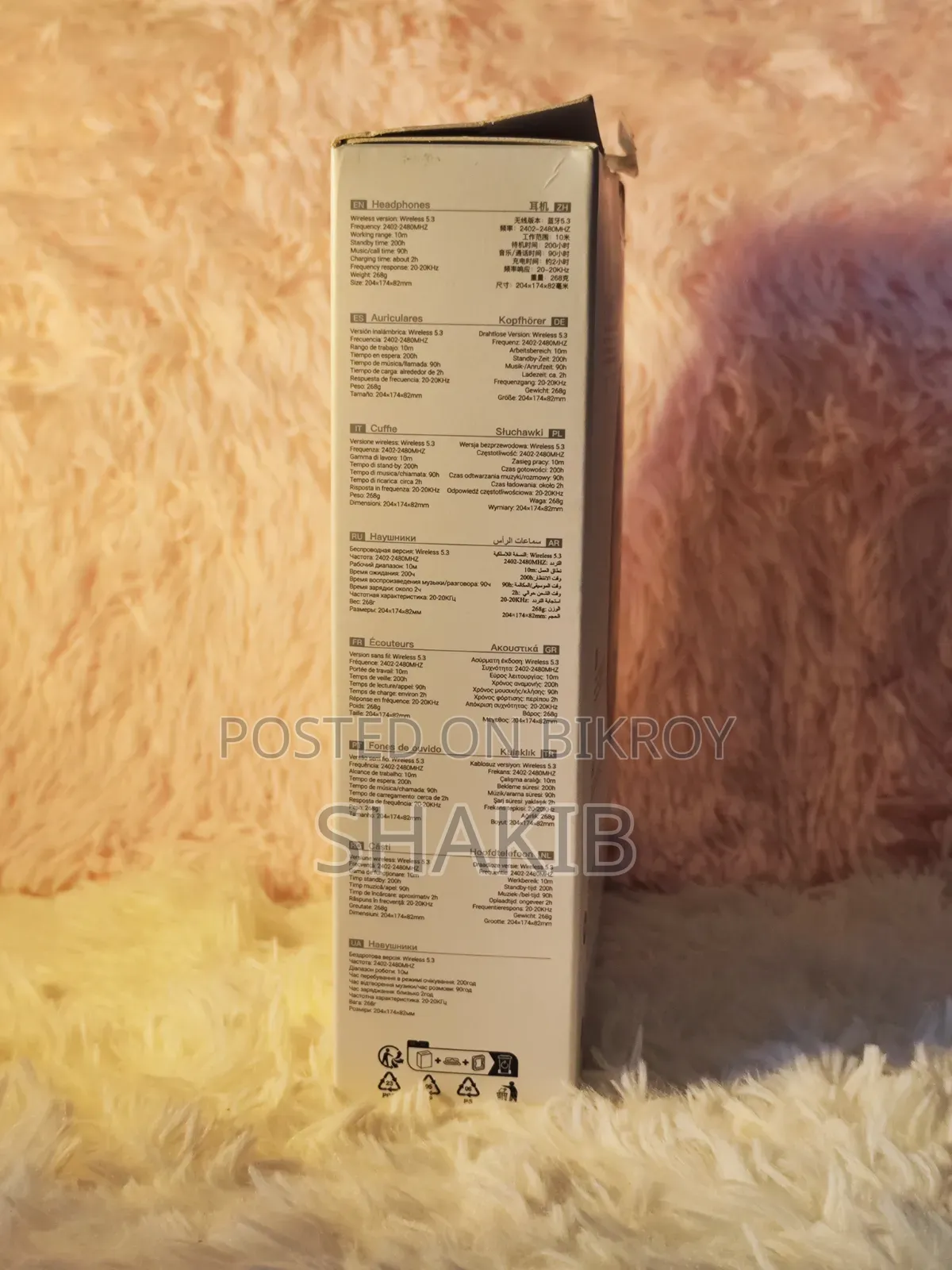 Hoco W35 Max Premium Wireless Headphone - 90 Hours Battery Life!