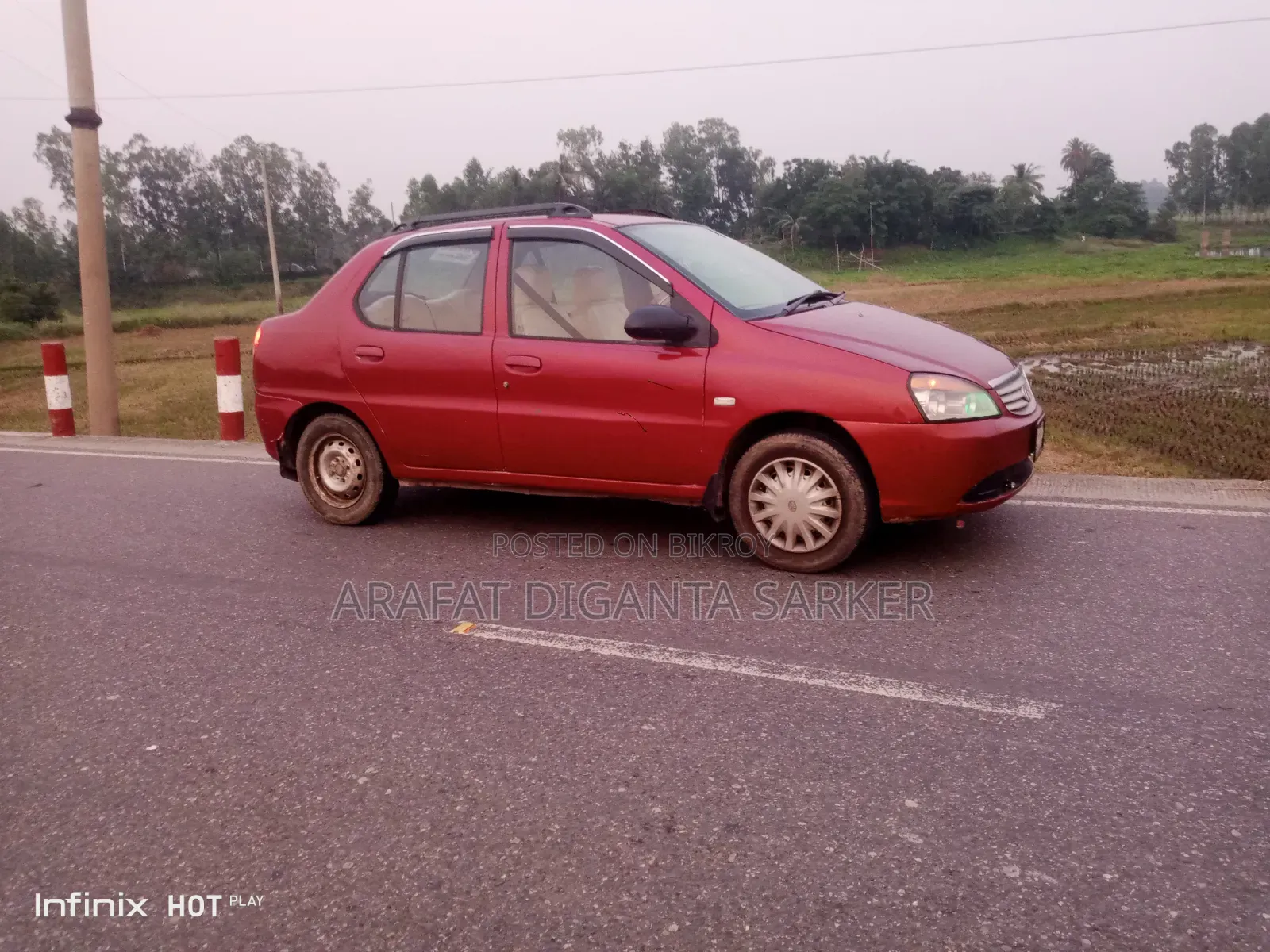 Tata Indigo 2014 Maroon
