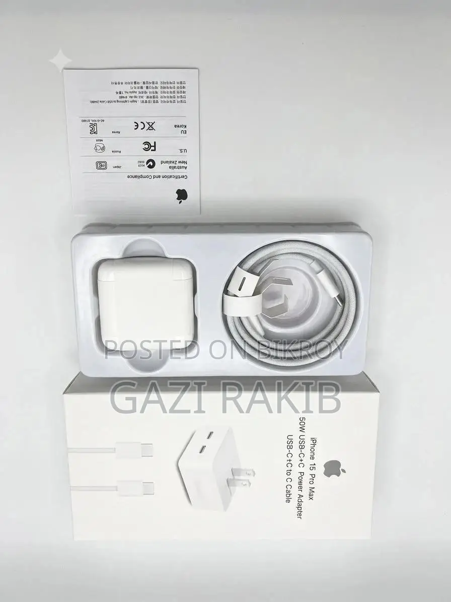 iPhone 15 Pro Max Adapter 50watt