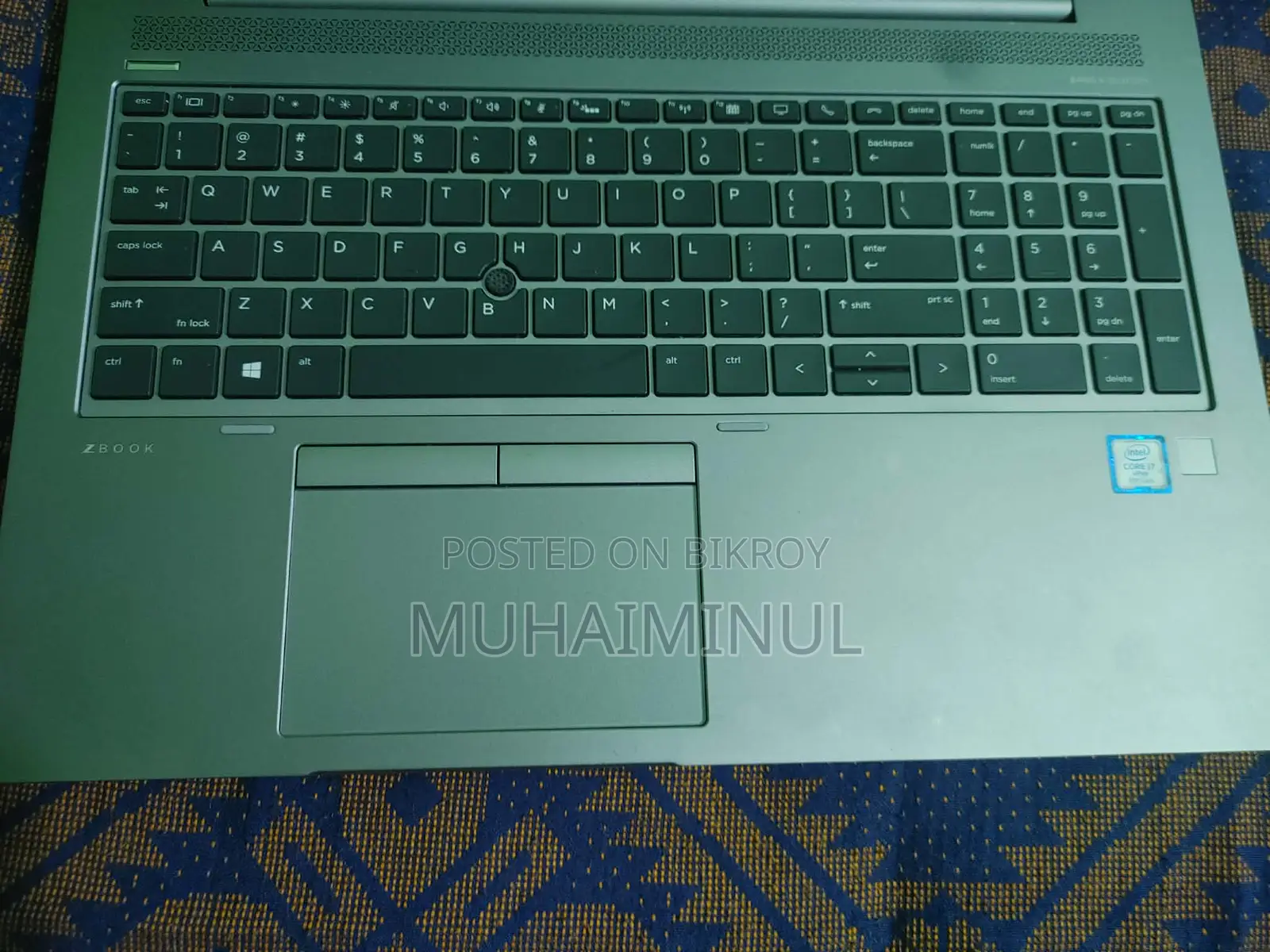 Laptop HP ZBook 15u G5 16GB Intel Core i7 SSD 512GB