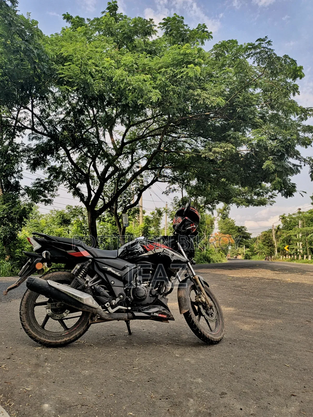TVS Apache RTR 160 2V ABS 2025 Black
