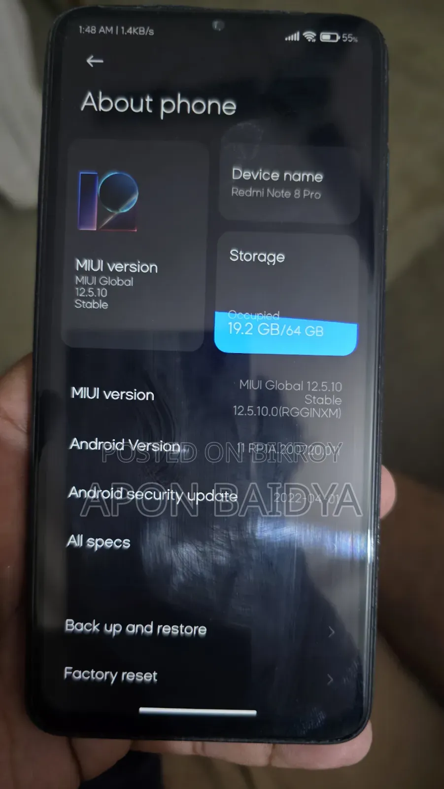 Xiaomi Redmi Note 8 Pro 64 GB Green