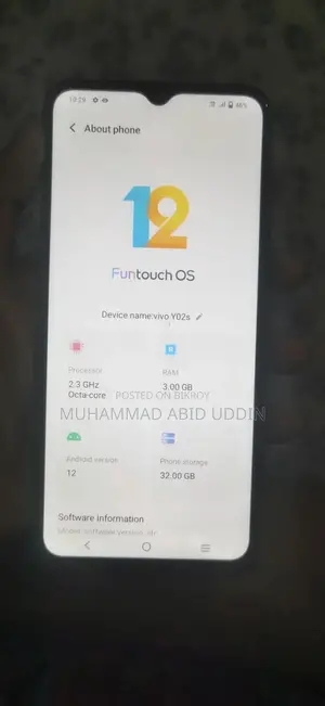 Vivo Y02s 32 GB Black