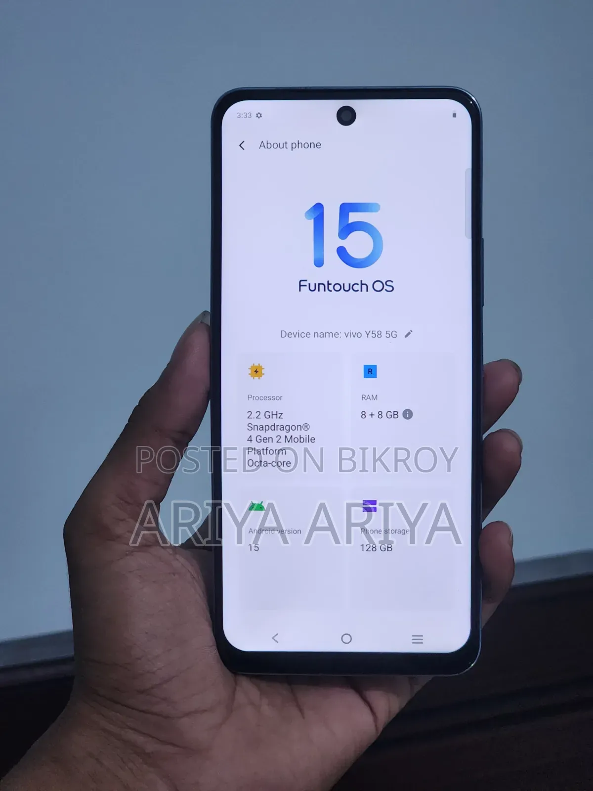 Vivo 128 GB Blue