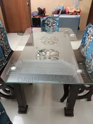 ৬টি চেয়ারসহ ডাইনিং টেবিল জরুরি ভিত্তিতে বিক্রয়
