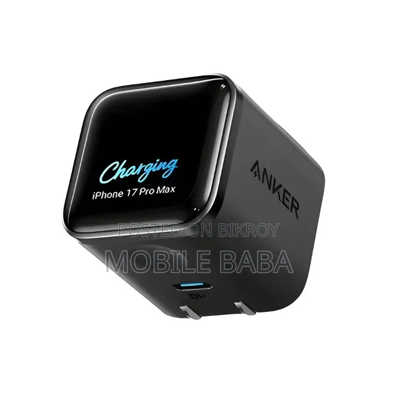 Anker Nano 45w Charger (Smart Display, 180° Foldable) -cn