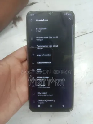 Vivo Y20 64 GB Silver