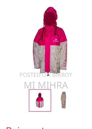 Foodpanda bag, raincoat, and t-shirt for sale, brand new, only 1500 Tk