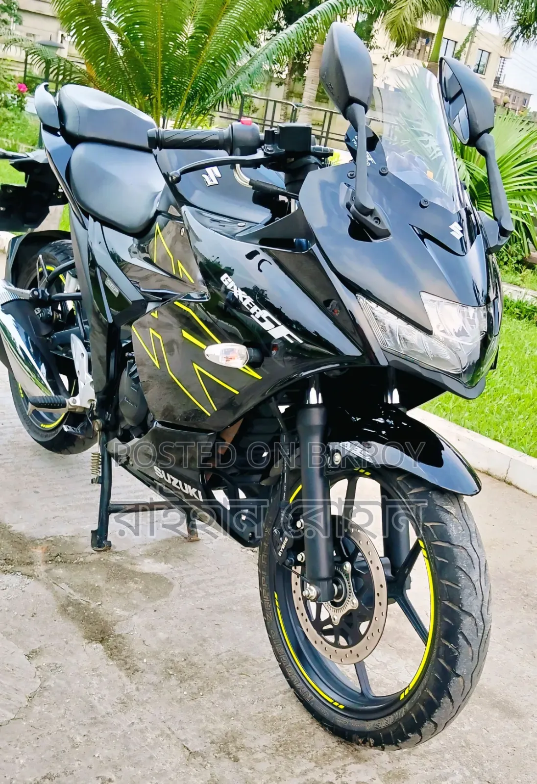 নতুন Suzuki Gixxer SF FI ২০২৫ ব্ল্যাক