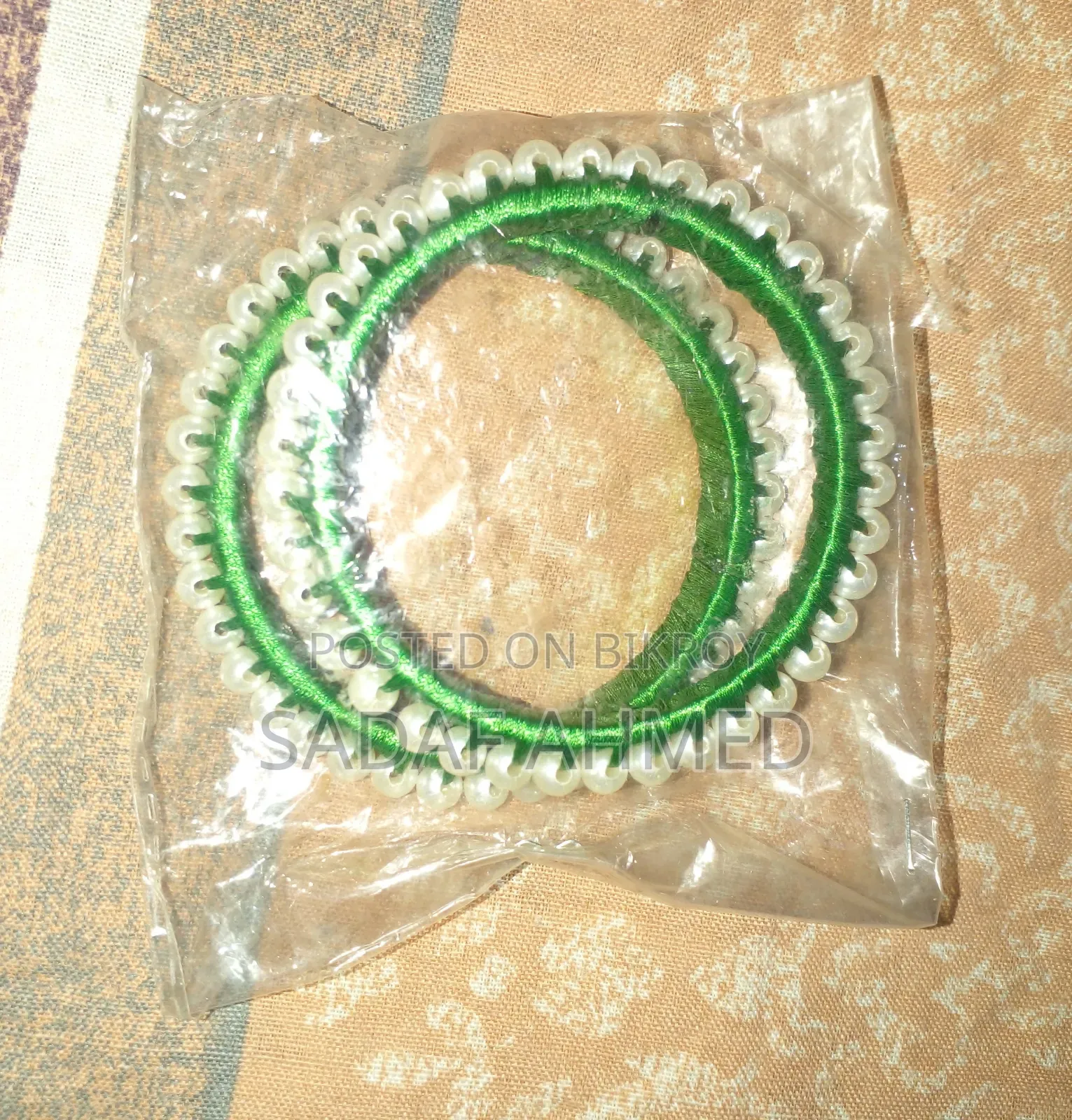 Handmade Silk Thread Pearl Bangles - আকর্ষণীয় রেশমি চুড়ি (৩টি কালার)