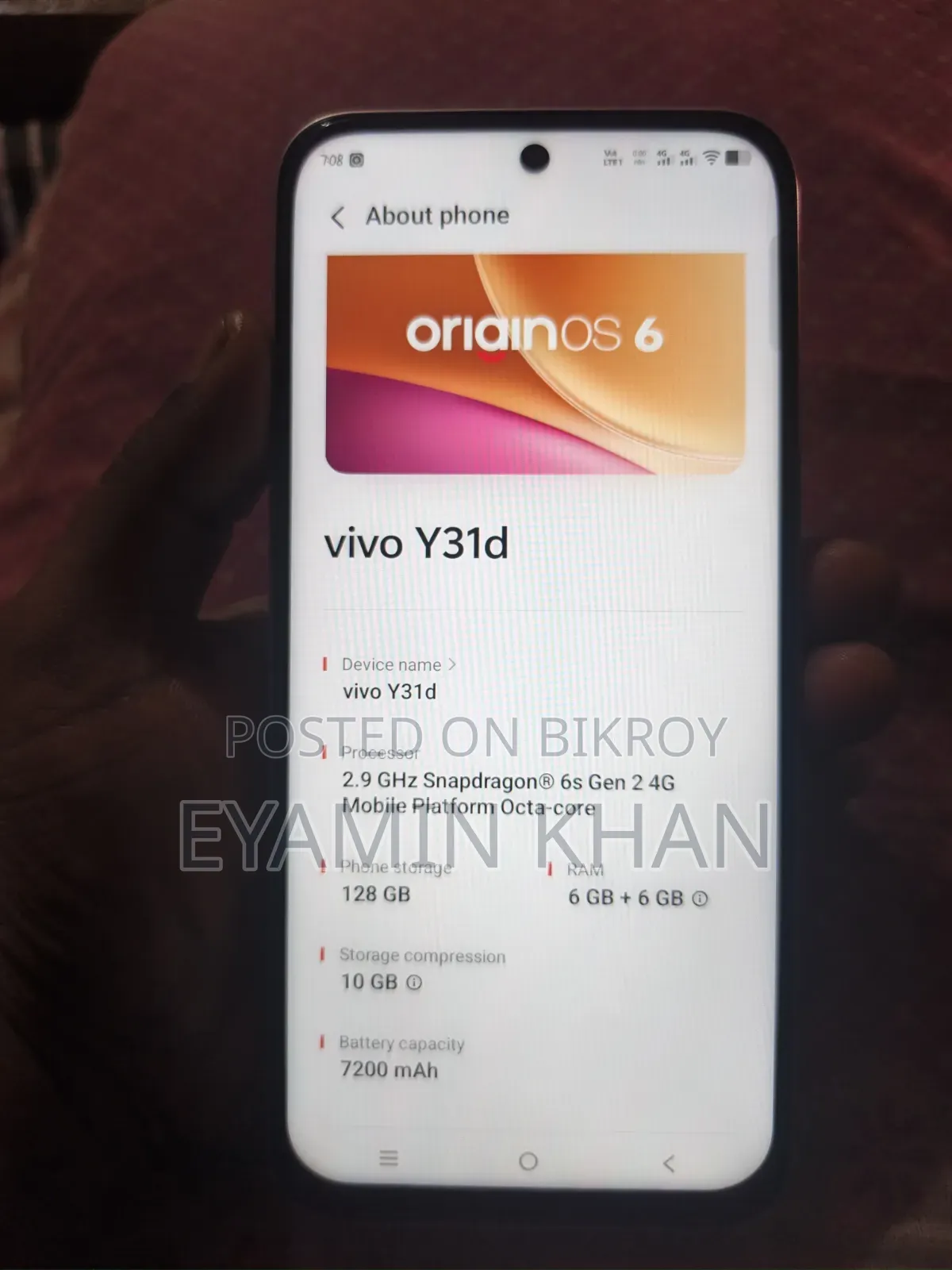 Vivo Y31d 128 GB White