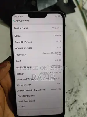 Oppo A3s ৬৪ জিবি