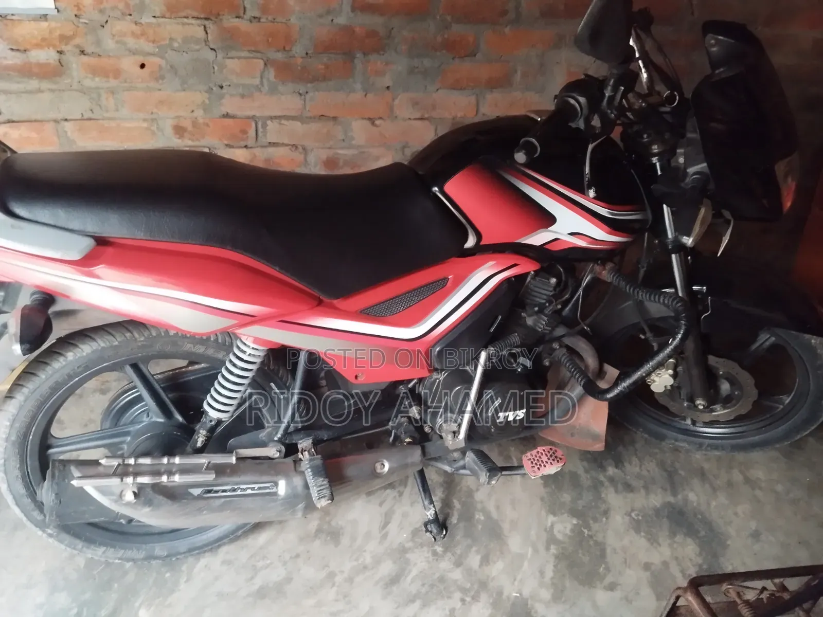 TVS Metro Plus 2018 Red