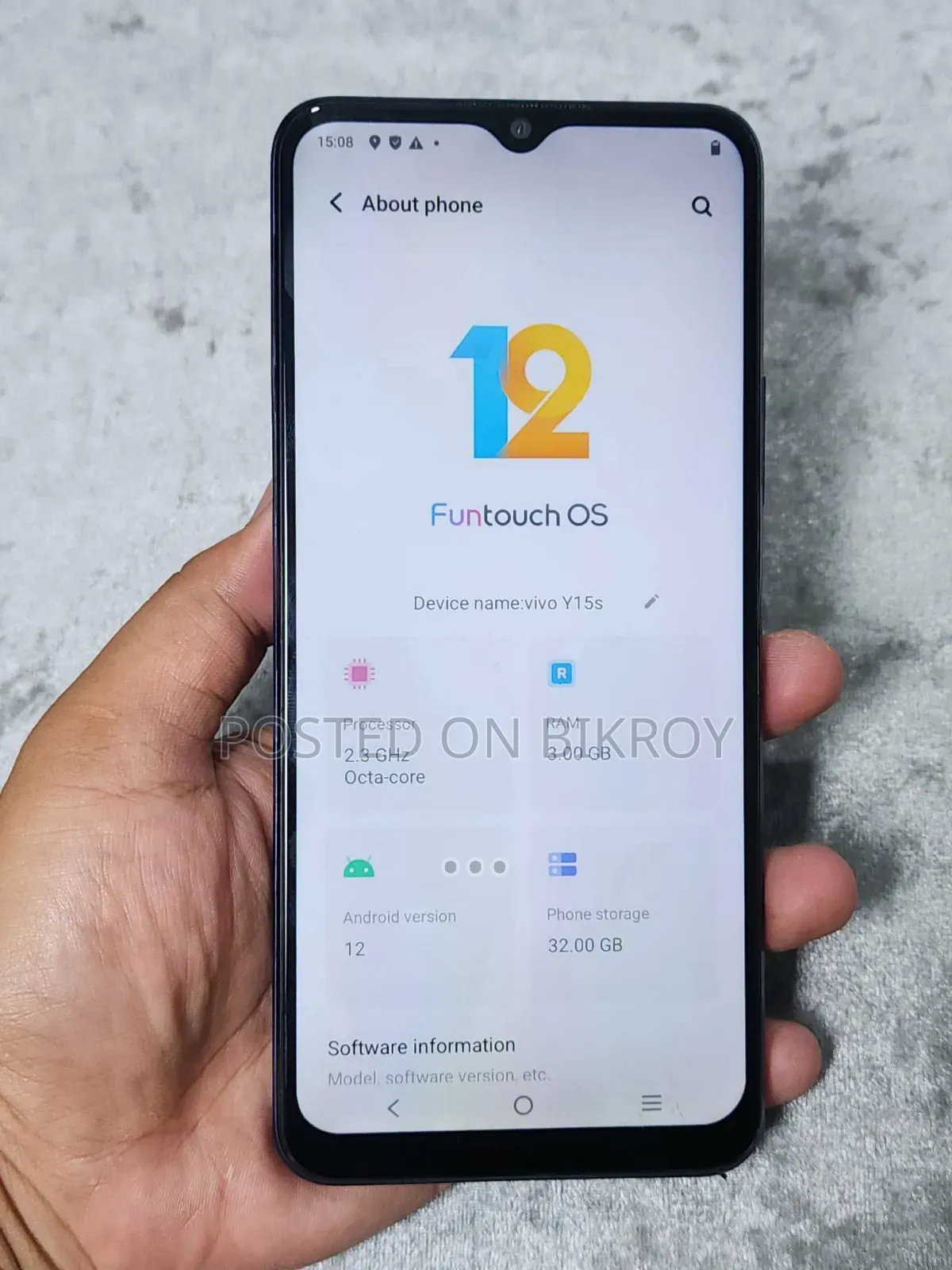 Vivo Y15S 32 GB Blue