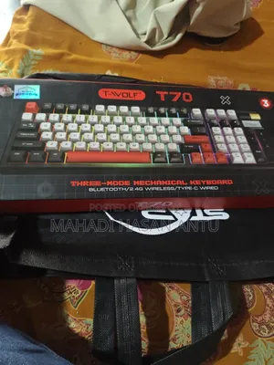 T-Wolf T-70 Tri-Mode Mechanical Keyboard
