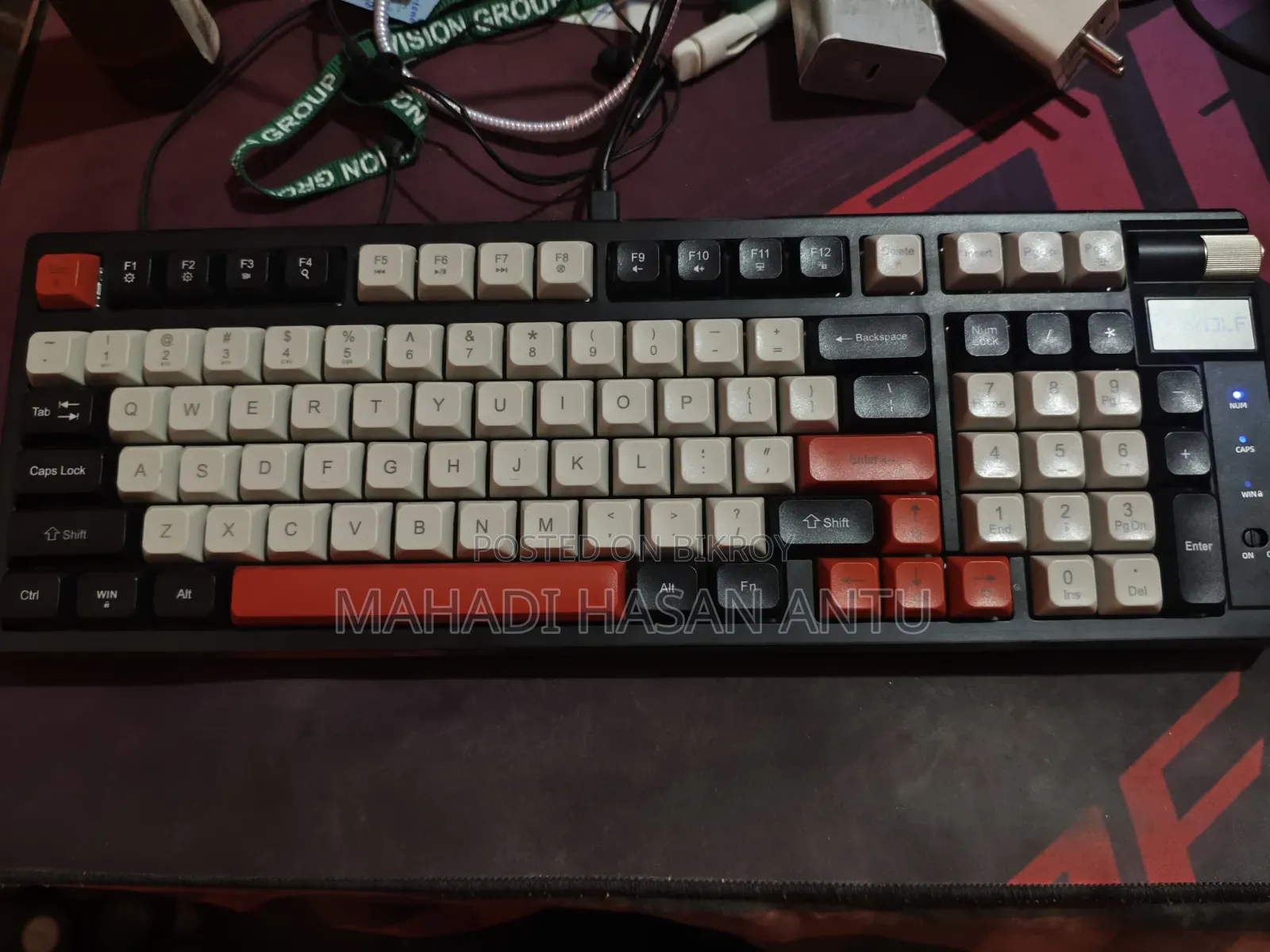 T-Wolf T-70 Tri-Mode Mechanical Keyboard
