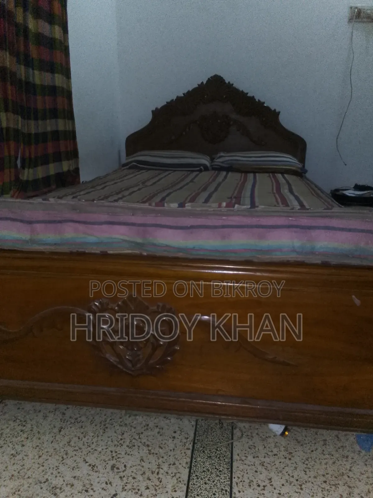 অরিজিনাল সেগুন কাঠ জাজিম সহ