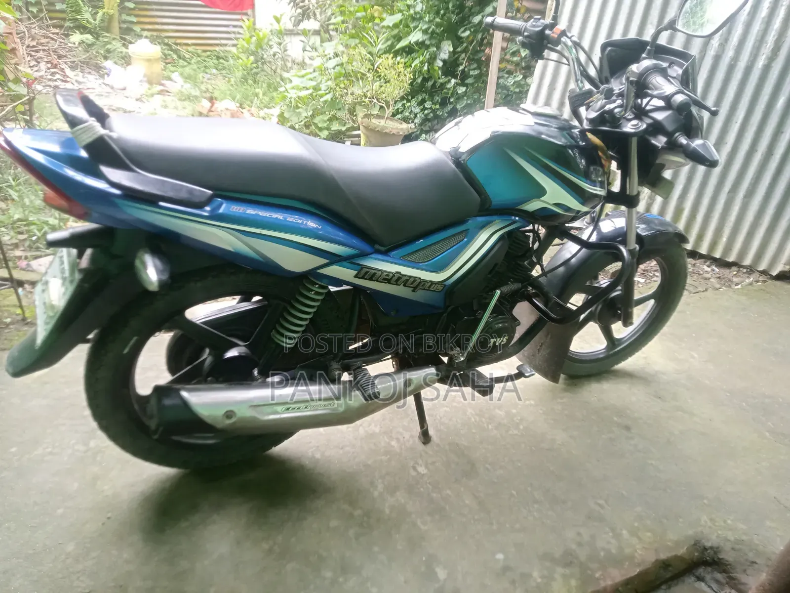 TVS Metro Plus 2019 Blue