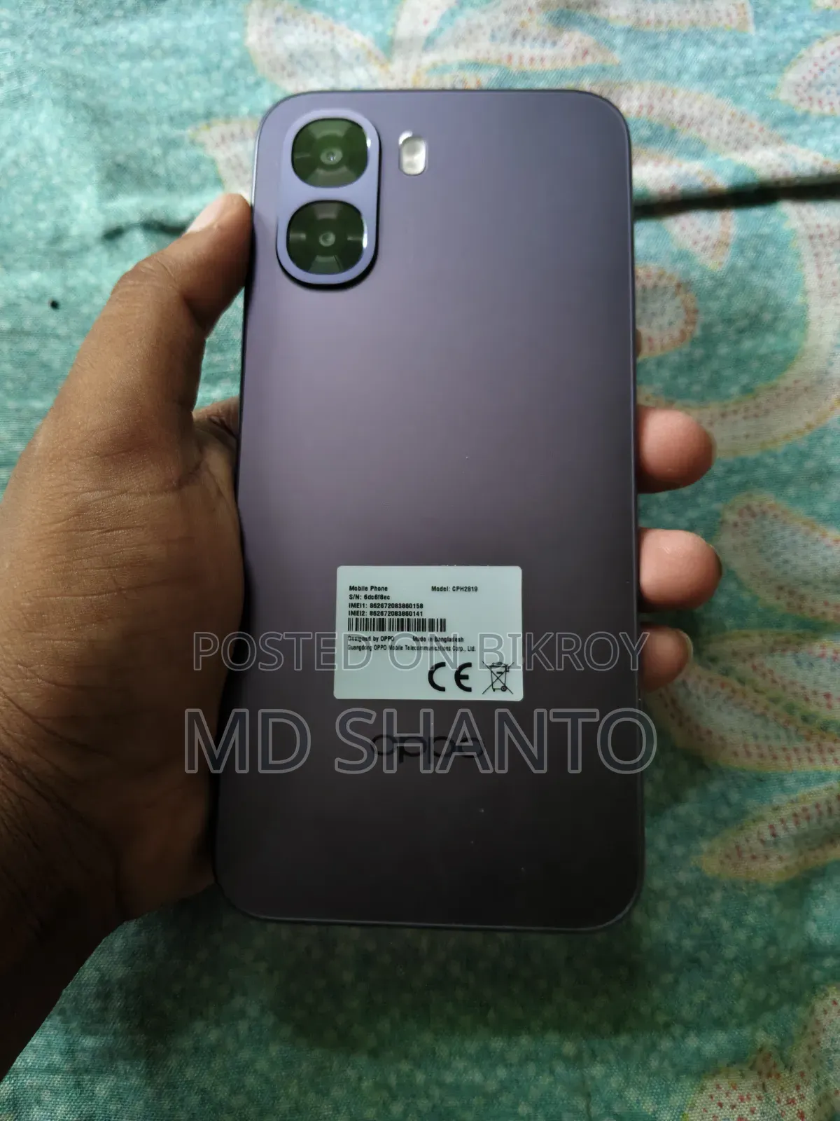 Oppo A6x 64 GB Blue
