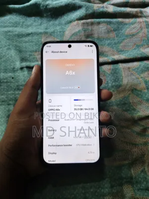 Oppo A6x 64 GB Blue